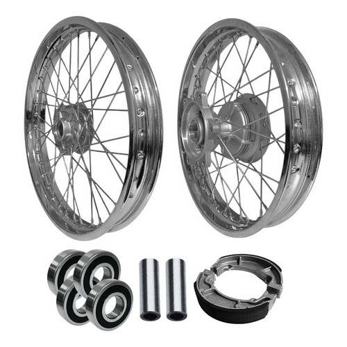 Jogo De Rodas Bros 125/150/160 Freio Disco Esd+ Lon/rol/espç