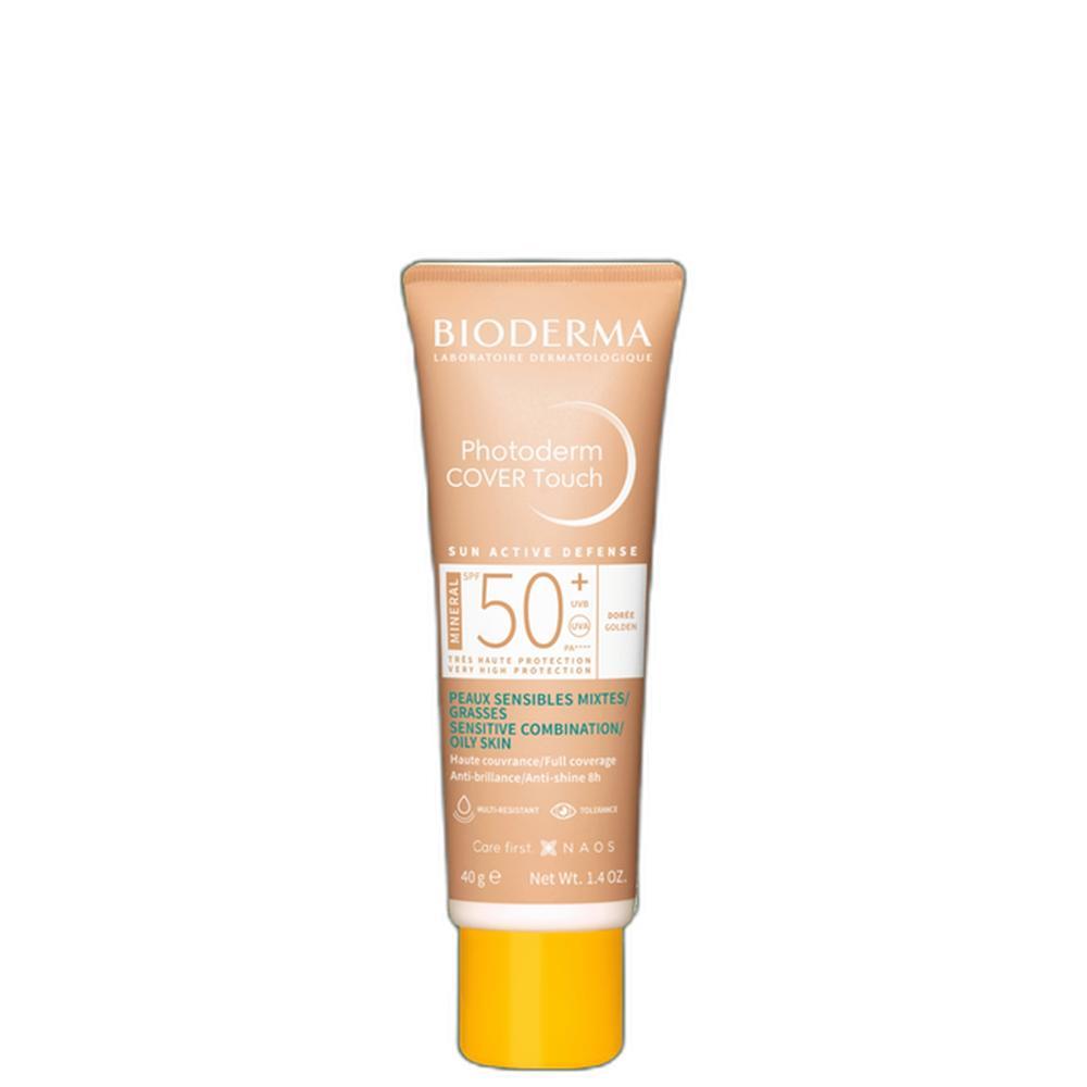 Bioderma Photoderm Cover Touch FPS 50+ Dourado Protetor 40g em Oferta na Shopee