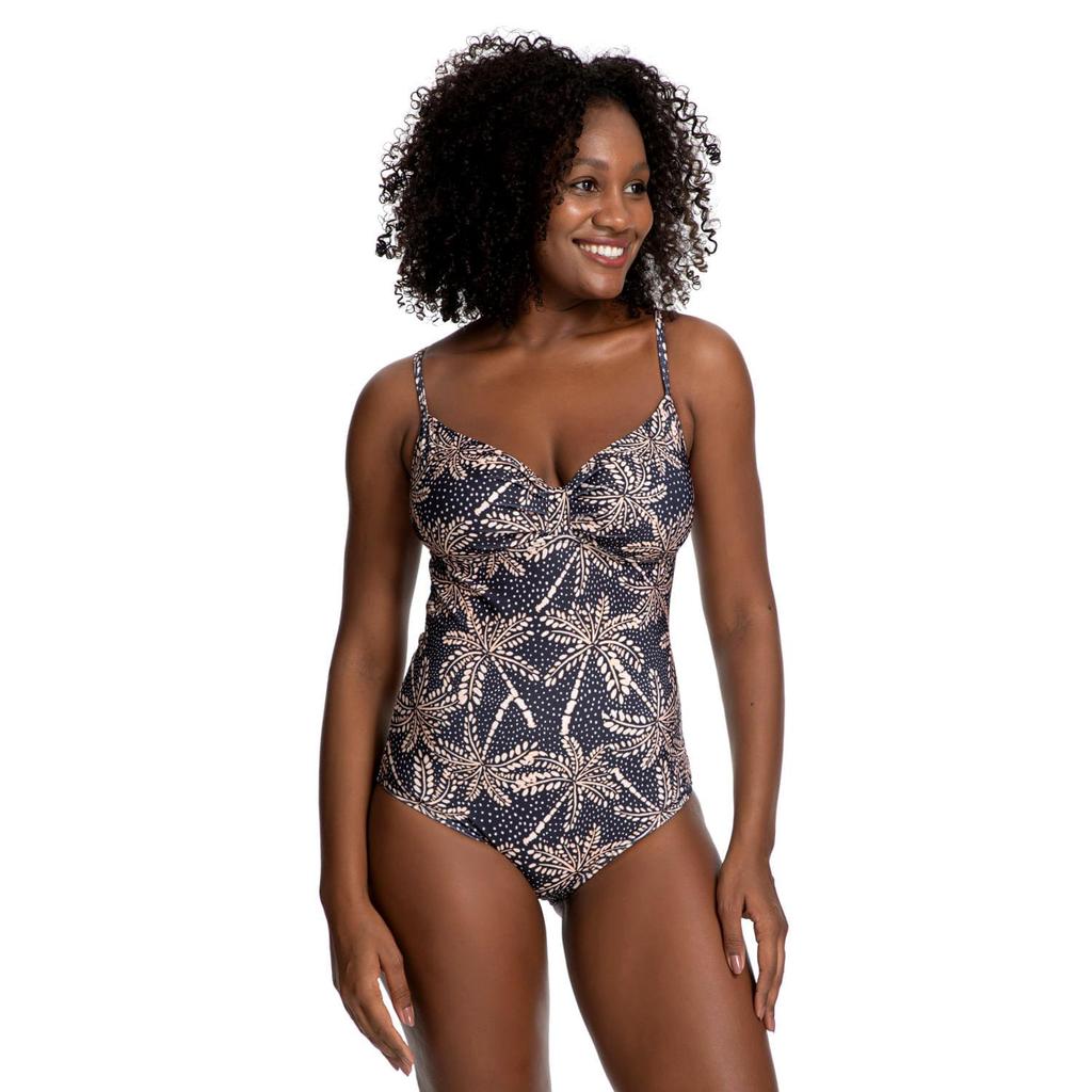 Imagem Maiô Decote Bombom Com Alças Finas Palms