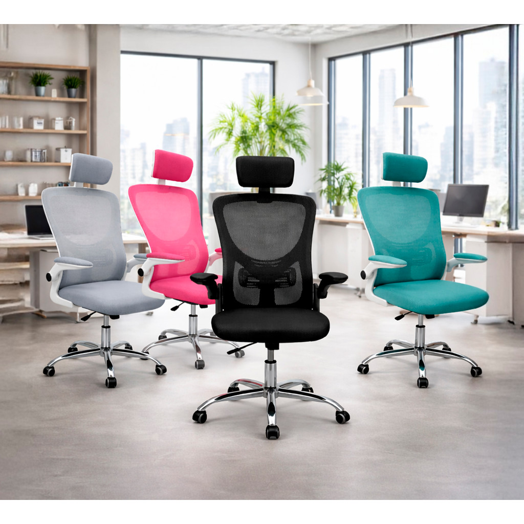 Cadeira Presidente Premium Ergonômica com Tela Mesh para Escritório Moderno