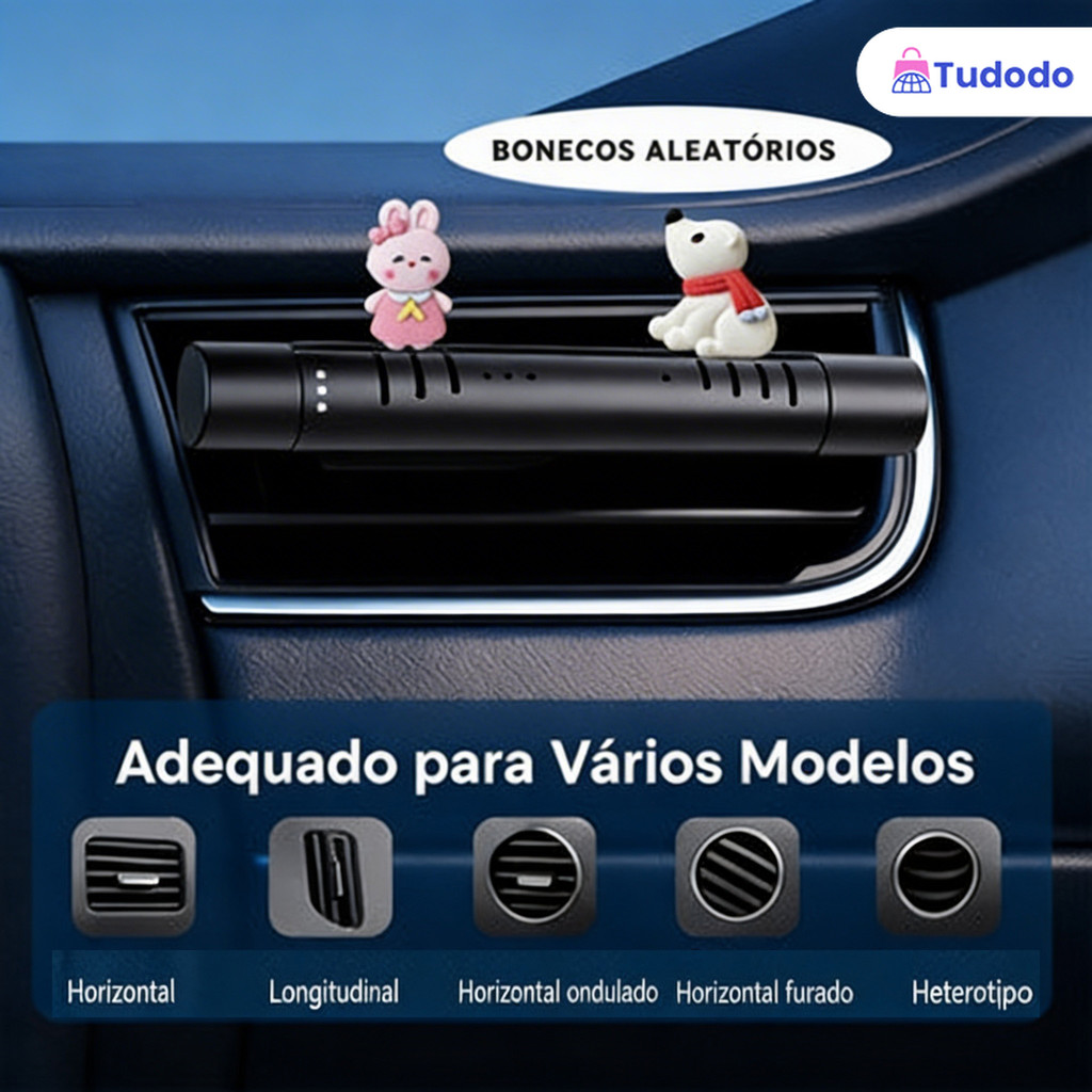 Aromatizador de Carro com Clipe para Saída de Ar - Fragrância Refrescante, Purificação de Ar e Perfume Duradouro em Oferta na Shopee