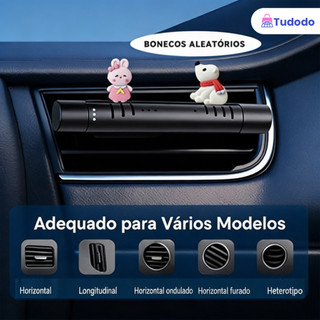 Aromatizador de Carro com Clipe para Saída de Ar - Fragrância Refrescante, Purificação de Ar e Perfume Duradouro