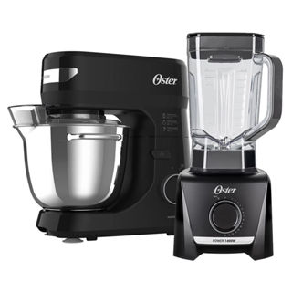 Kit Batedeira Planetária Bowl Inox III e Liquidificador 1400 Oster em Oferta na Shopee