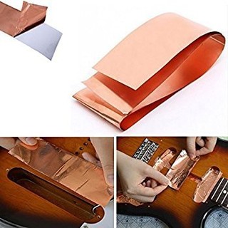 Folha fita condutiva adesiva de cobre 50mm blindagem guitarra baixo