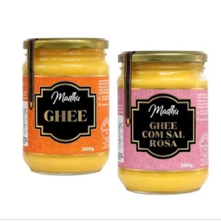 Madhu Ghee Kit Tradicional e Sal Rosa 500g em Oferta na Shopee