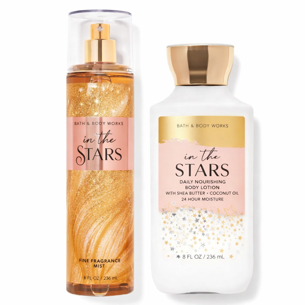 Kit In The Stars Body Splash + Hidratante Bath & Body Works
