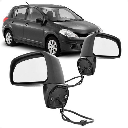 Retrovisor Tiida 2007 2008 2009 2010 2011 A 2013 Elétrico