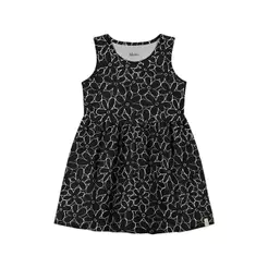 Vestido Regata Infantil Menina Delicado Elian Preto