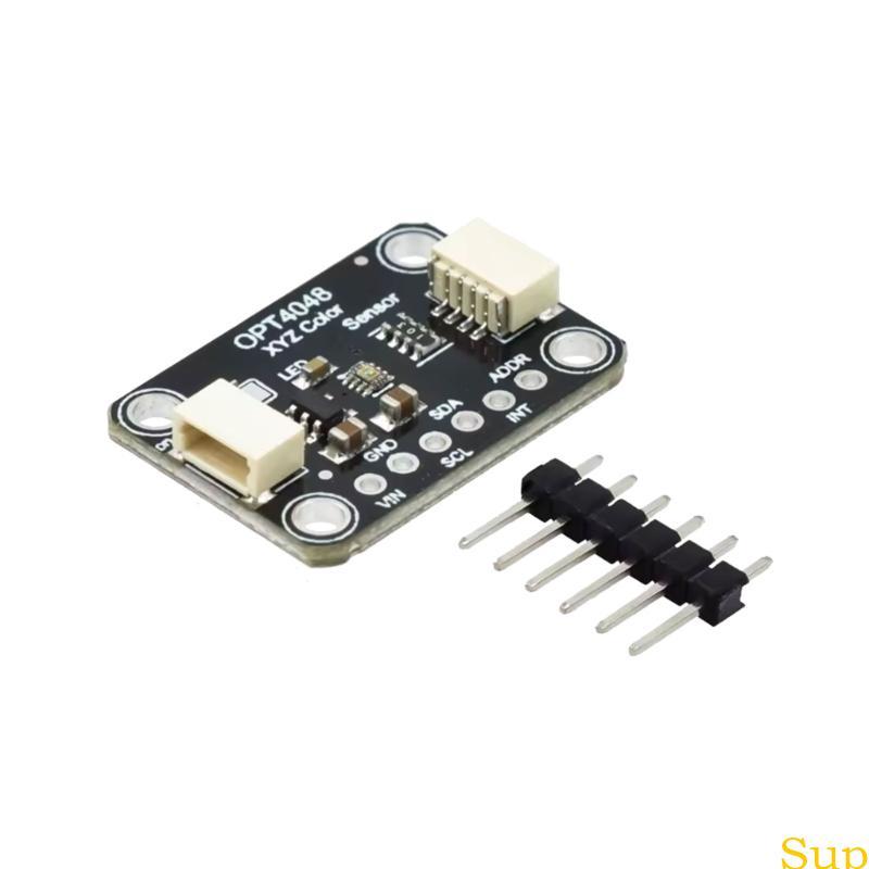 OPT4048 Profissional XYZ Sensores Temperatura Da Luz Breakouts Board Integração Ajustável Até 800ms