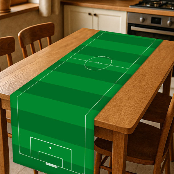 Trilho Caminho De Mesa Passadeira Toalha Estampada Copa do Mundo Brasil 0,45x1,45