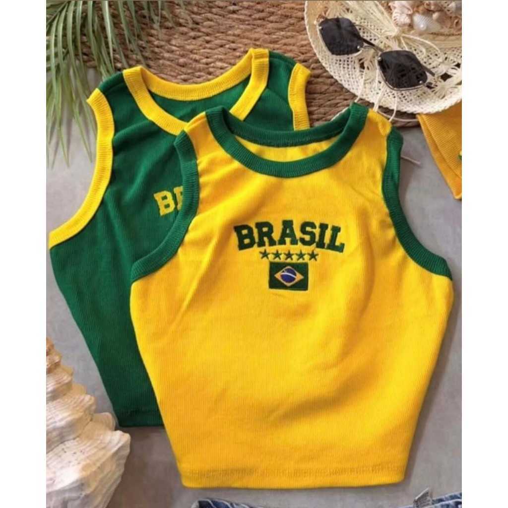 Regatas do Brasil Feminina Ribana Copa do Mundo Bandeira BORDADA