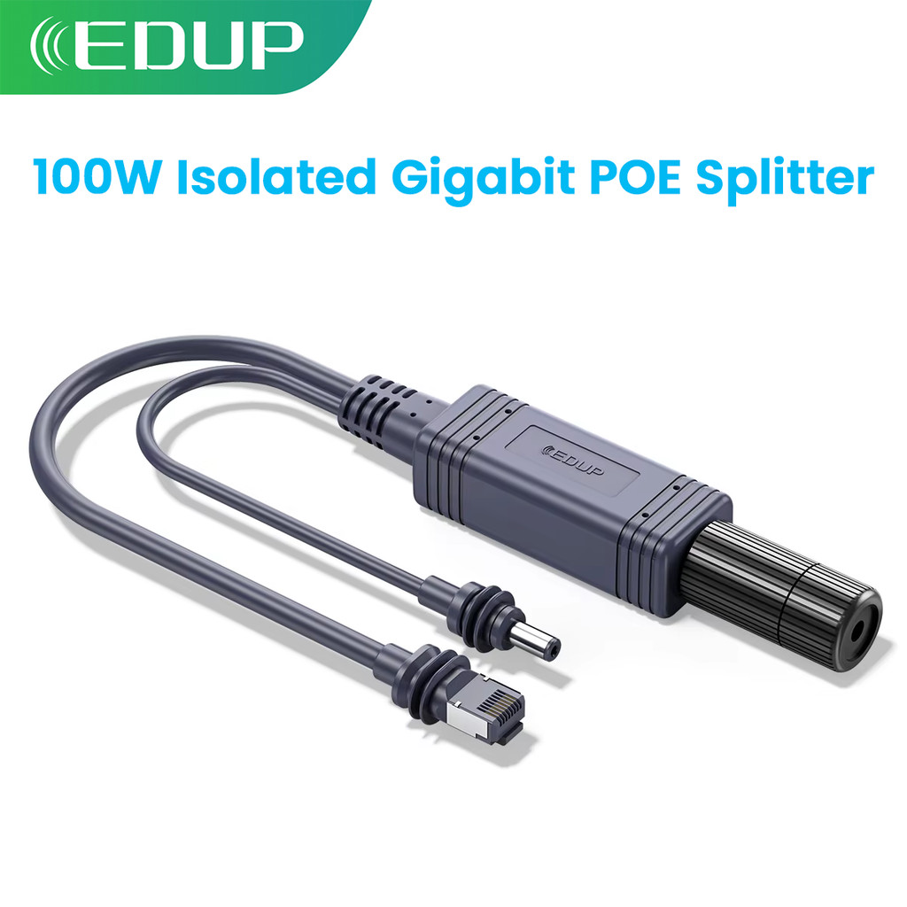 EDUP SK0076 Divisor POE Gigabit Isolado De 100 W Para StarLink Mini Dishy Com Interface RJ45 Saída Estável De Alta Veloc