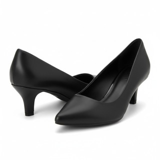 Scarpin Preto Sapato Social Feminino Salto Médio 5cm Bico Fino Elegante Confortável Clássico