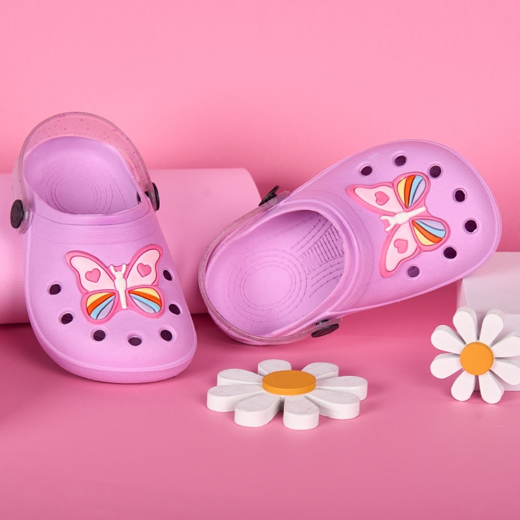 Babuche Infantil Feminina Confortável Vários Modelos Borboleta Menina Criança Promoção