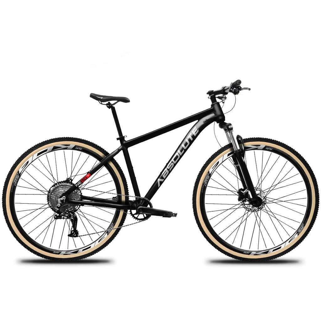 Bicicleta Aro 29 Absolute Nero 5 Kit 12 Velocidades Freio a Disco Mecânico Suspensão Dianteira 80mm