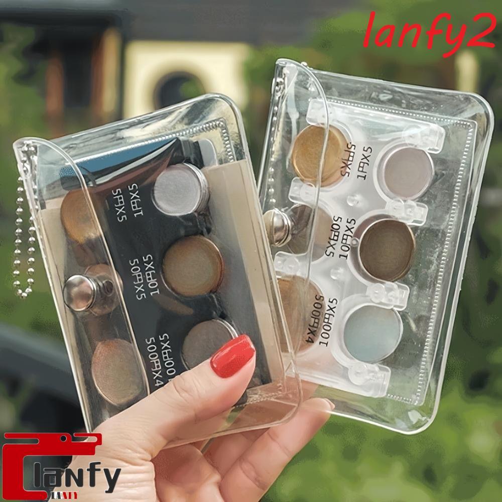 LANFY Dispensador De Moedas , Chaveiro De Montanhismo , Porta-Japonês , Saco Plástico Transparente De PVC