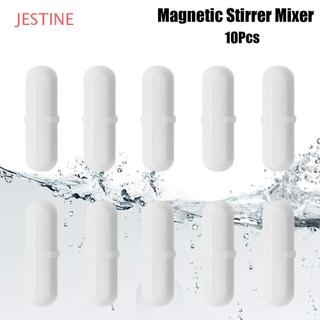 Misturador Agitador JESTINE 10 Unidades , Barras De Agitação De PTFE Brancas , Biológico Giratório De 6-15 Mm
