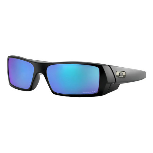 Óculos De Sol Polarizados Oakley Gascan Standard Armação De O Matter Cor Matte Black, Lente Sapphire De Plutonite Prizm,