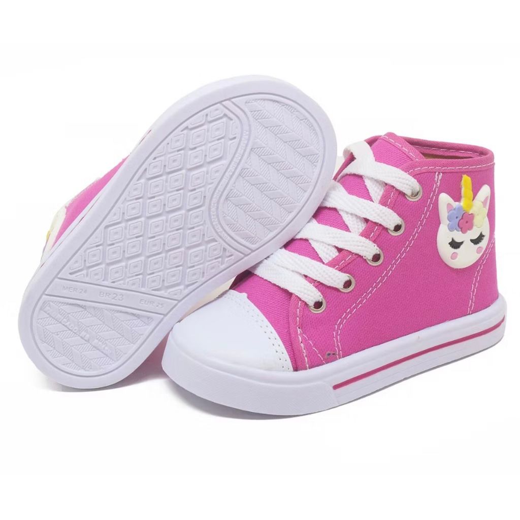 Tênis Infantil Botinha Star Cano Alto Confortável Antiderrapante Dia a Dia Oferta Hoje em Oferta na Shopee