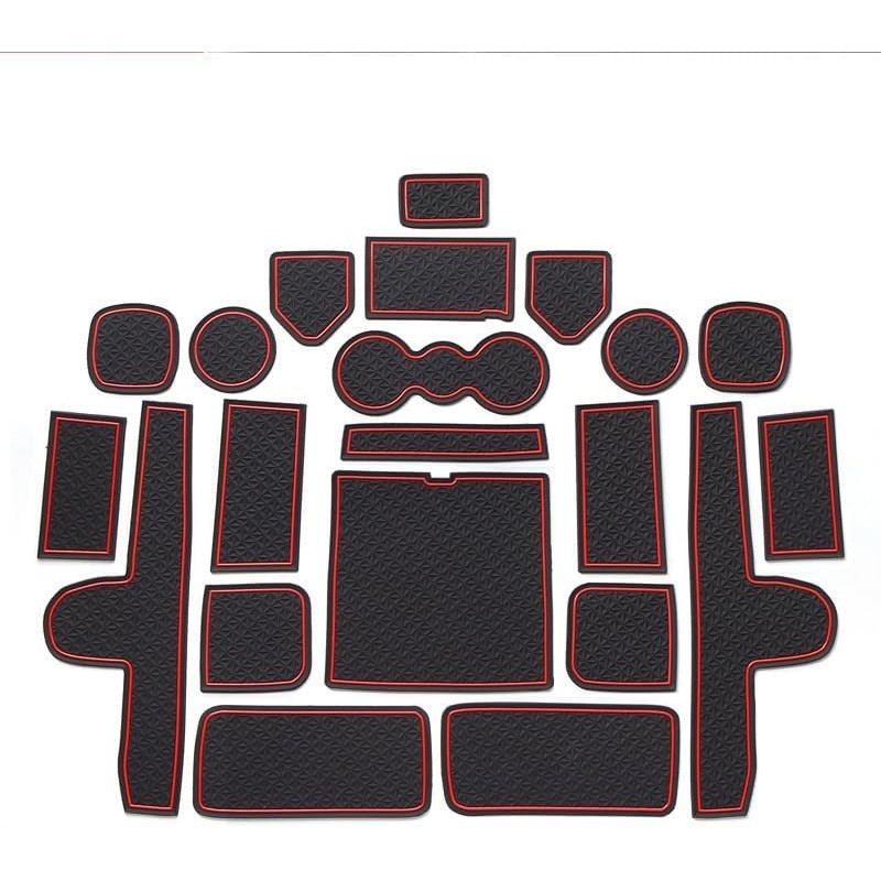 Almofadas Do Slot Da Porta Carro Para Kia Sorento 2020 , Tapetes Console Central Sulco Almofada Suporte De Copo Inserçõe