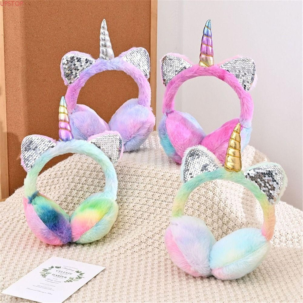 Protetores De Orelha De Unicórnio UPSTOP , Animais Fofos E , Capas De Ouvido Quentes Macias Para Inverno Ao Ar Livre Cri
