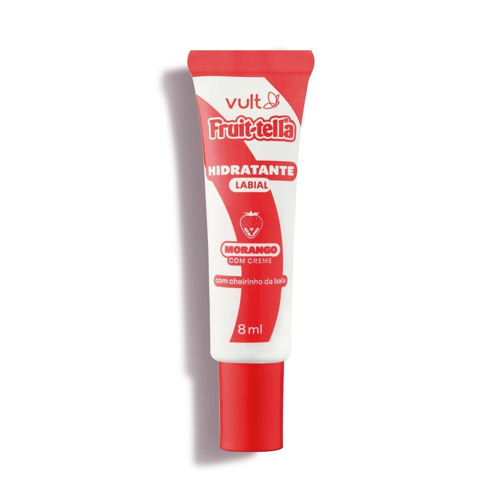 Vult&amp;Fruit-tella® Hidratante Labial Vermelho Morango com Creme 8ml em Oferta na Shopee