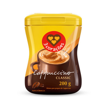 3 Corações Cappuccino Solúvel Classic
