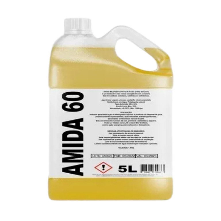 Amida 60 5 Litros Para Fabricação De Detergente e Produtos De Limpeza