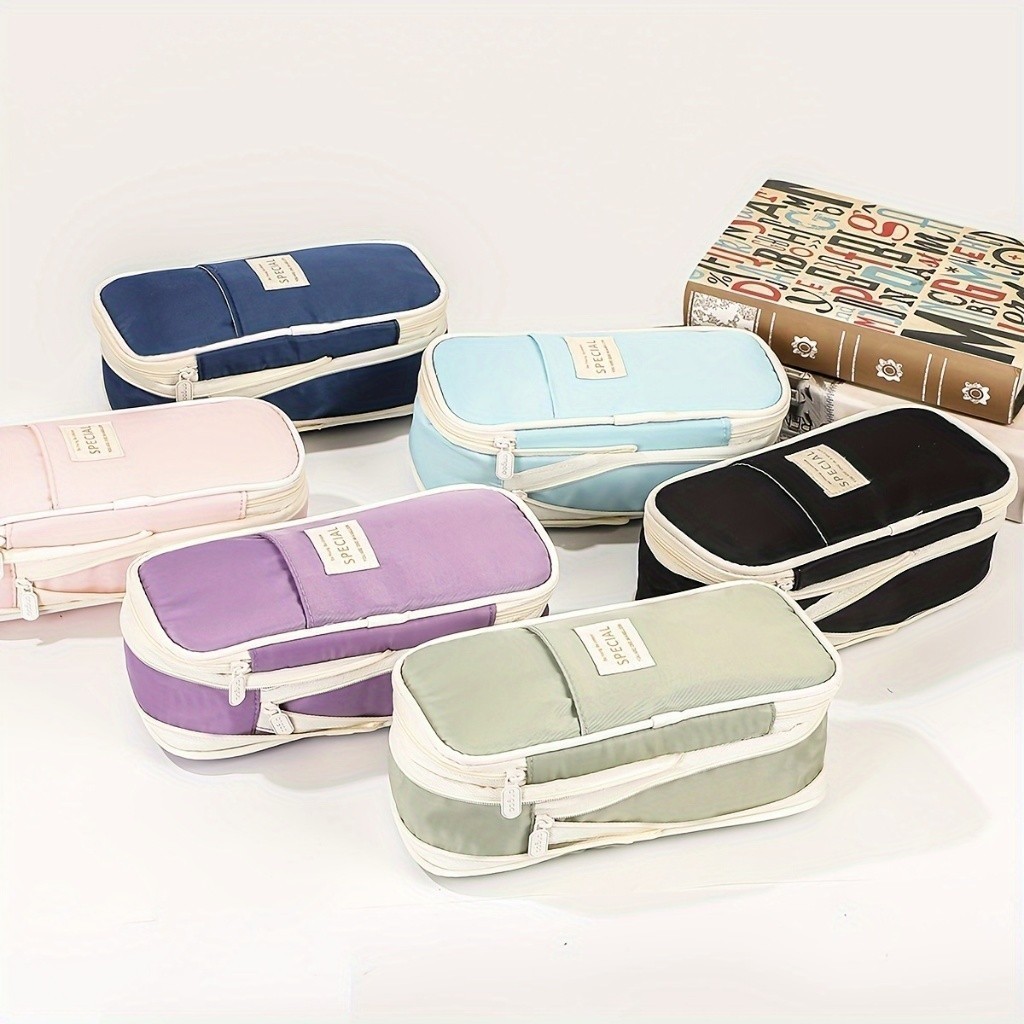 Estojo Grande Capacidade de Armazenamento para Escolar e Escritório