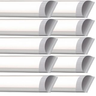 Kit 10 Luminárias Slim Sobrepor Led 120cm 36w Cor da luz Branco Frio 6500k