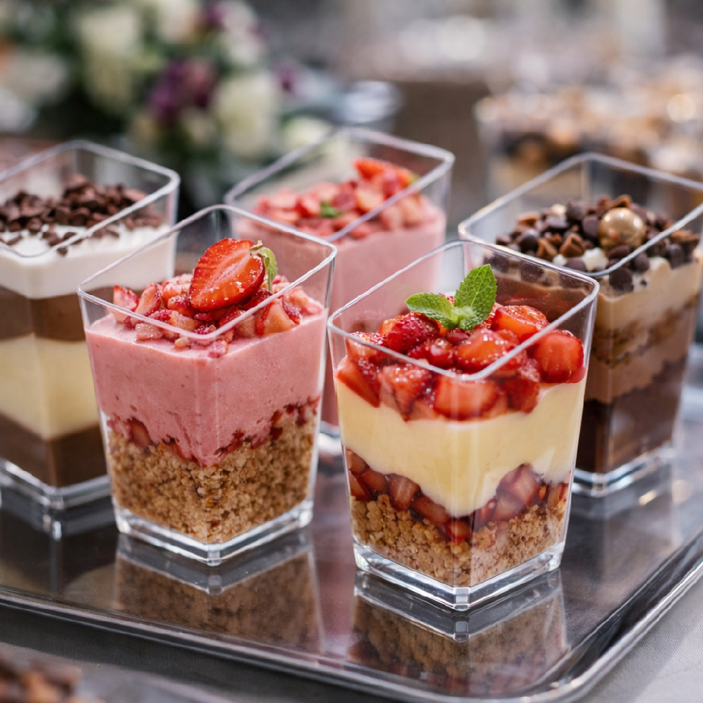 Copo Pic 071 Verrine Square Doces e Mousses 70ml C/ 50 Unid. em Oferta na Shopee