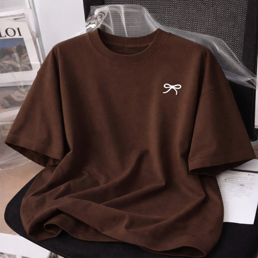 Camiseta Feminina Modelagem Oversized Soltinha Estilo Urbano Atual Blusão Estampado Confortável