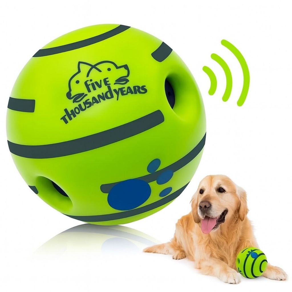 Bola Interativa para Cachorro Pet Brinquedo Resistente com Som Apito Barulho Maciço Médio Mordedor em Oferta na Shopee