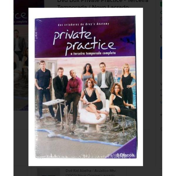 Dvd - Private Practice - 3 Temporada Completa - Box 6 Discos