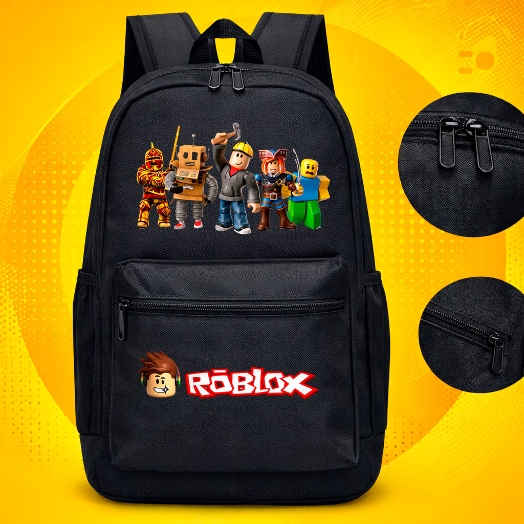 Mochila Personagem Escola Academia Viagem Passeio Masculina e Feminina Roblox em Oferta na Shopee