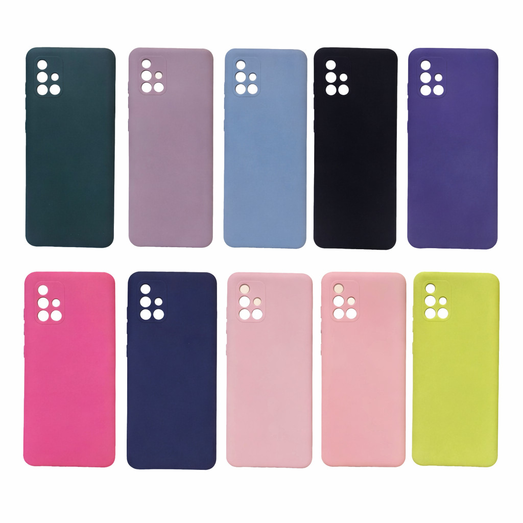 Capa Compatível A71 de Silicone com Forro de Camurça  – Antiderrapante e Anti-Risco em Oferta na Shopee