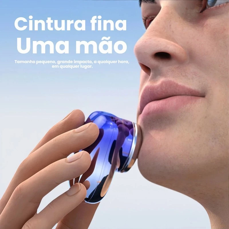Barbeador Elétrico Portátil à Prova d’Água – Compacto, Recarga Rápida USB-C e Seguro — imagem 1