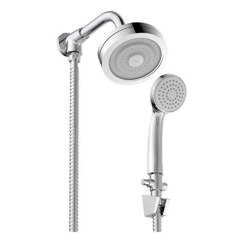 "chuveiro Redondo 120mm Com Sistema Autolimpante Com Desviador master Cromado Celite Celite"