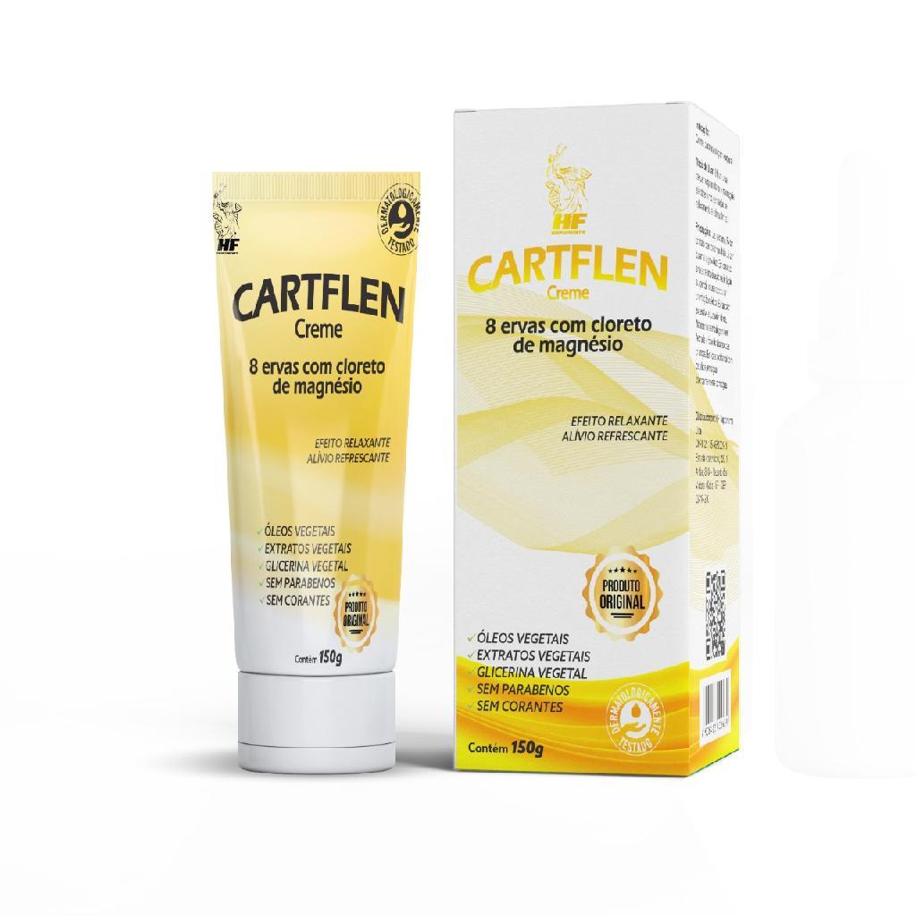 CARTFLEN CREME MASSAGEM CLORETO DE MAGNESIO para os pês mãos corpo pescoço ativa