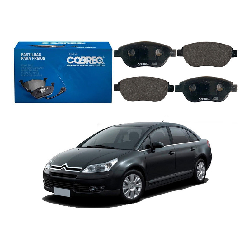 Pastilha Freio Dianteira Cobreq C4 Pallas 2.0 2007 A 2014
