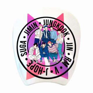 Mousepad BTS Branco com Apoio para Cotovelo ARMY K-pop Idols Escritório Estudo Presente Fã