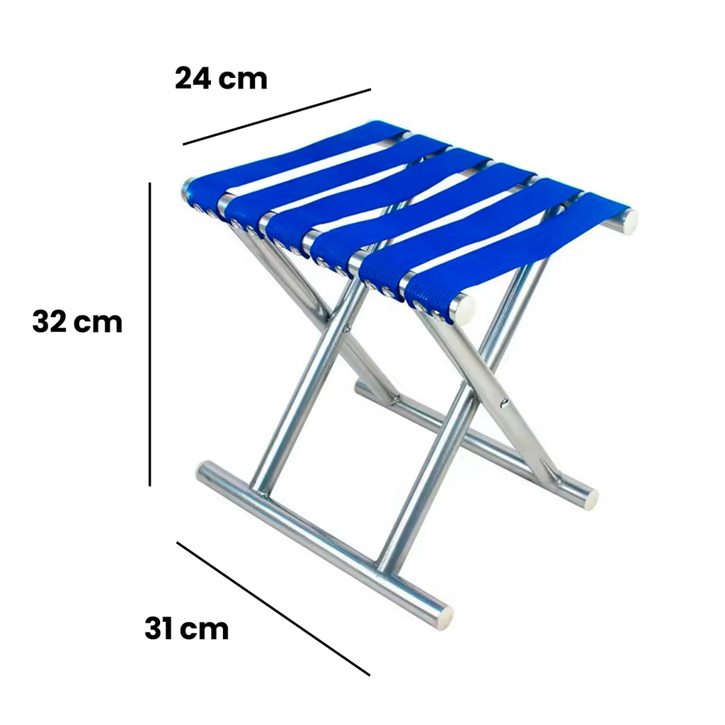 Banco Banqueta Cadeira Banquinho Portátil Reforçado Camping Pesca em Oferta na Shopee