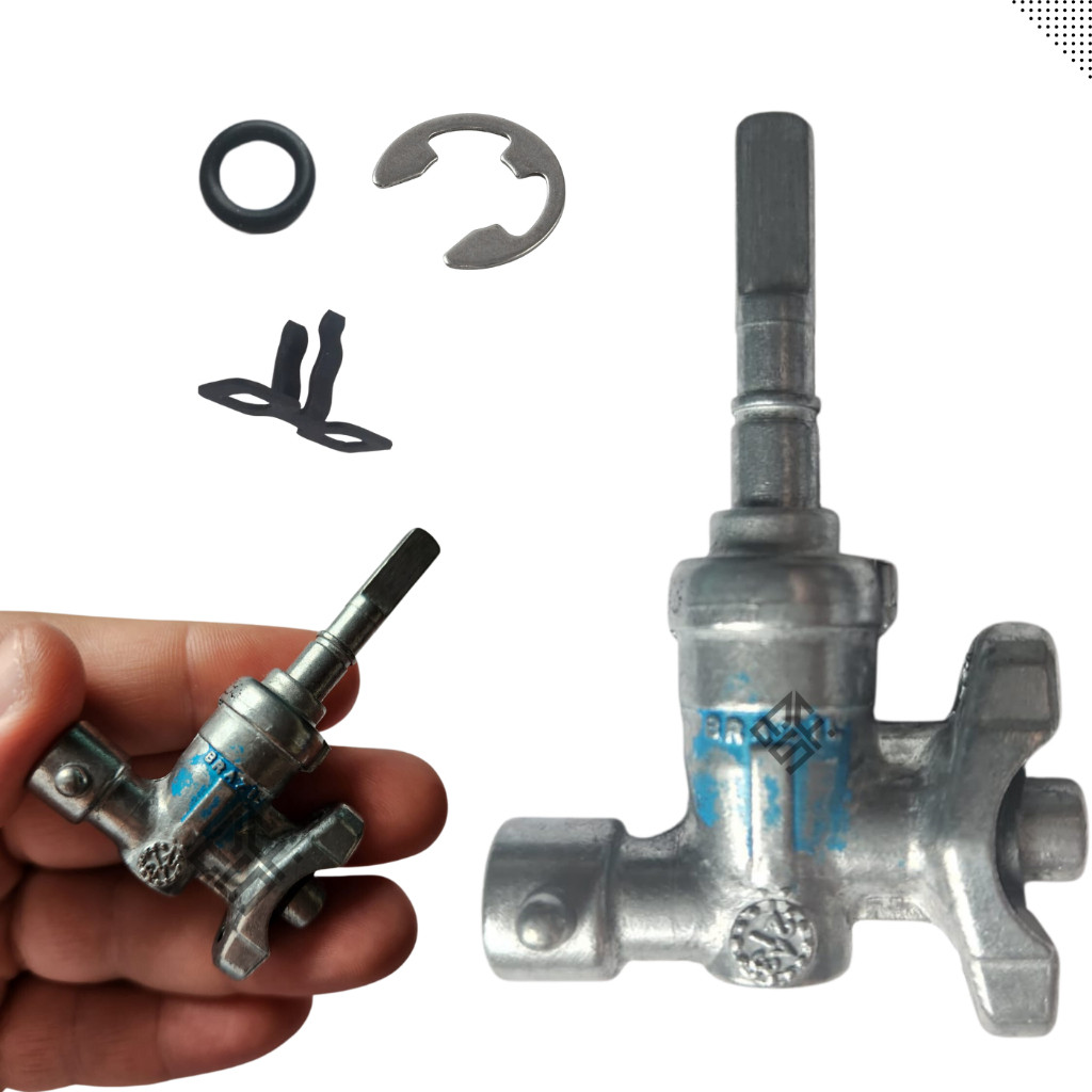 Registro Ramal Boca Fogão Cooktop Chamalux Tedge Chamalar 1 Peça Original em Oferta na Shopee