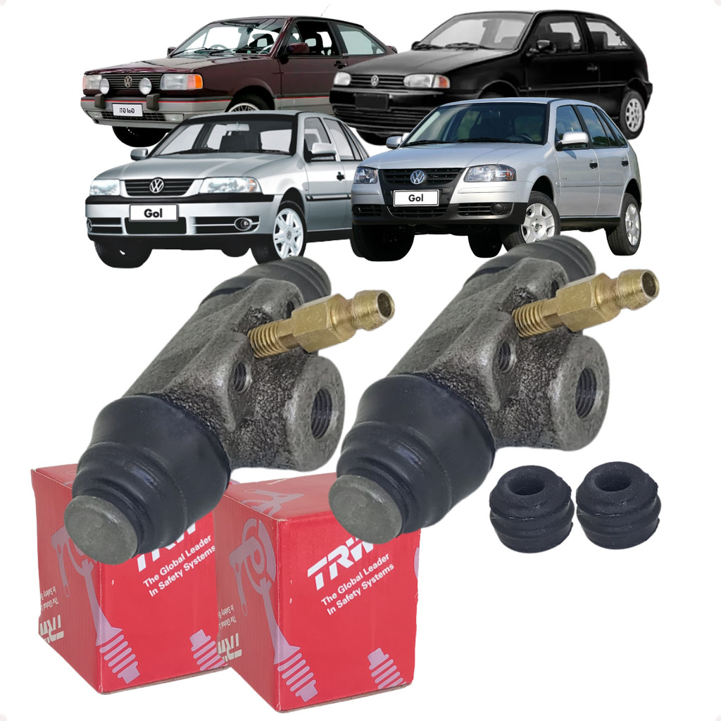 Par Cilindro Burrinho Roda Freio Traseiro Gol G1 G2 G3 G4 1980 a 2013 TRW em Oferta na Shopee