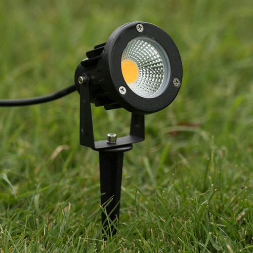 Espeto de Jardim LED COB 5W IP65 Branco Quente ou Verde