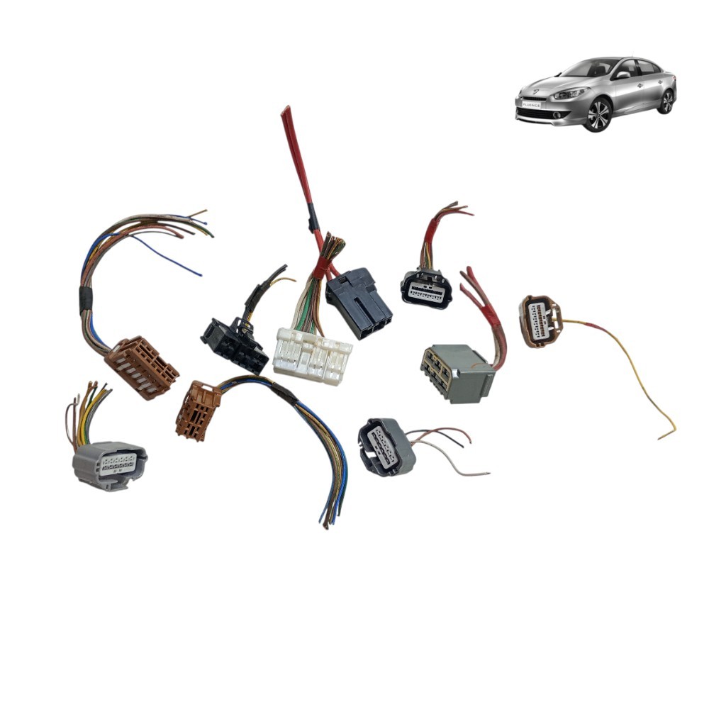 Jogo plug conector modulo bcm Renault Fluence 2011 2012