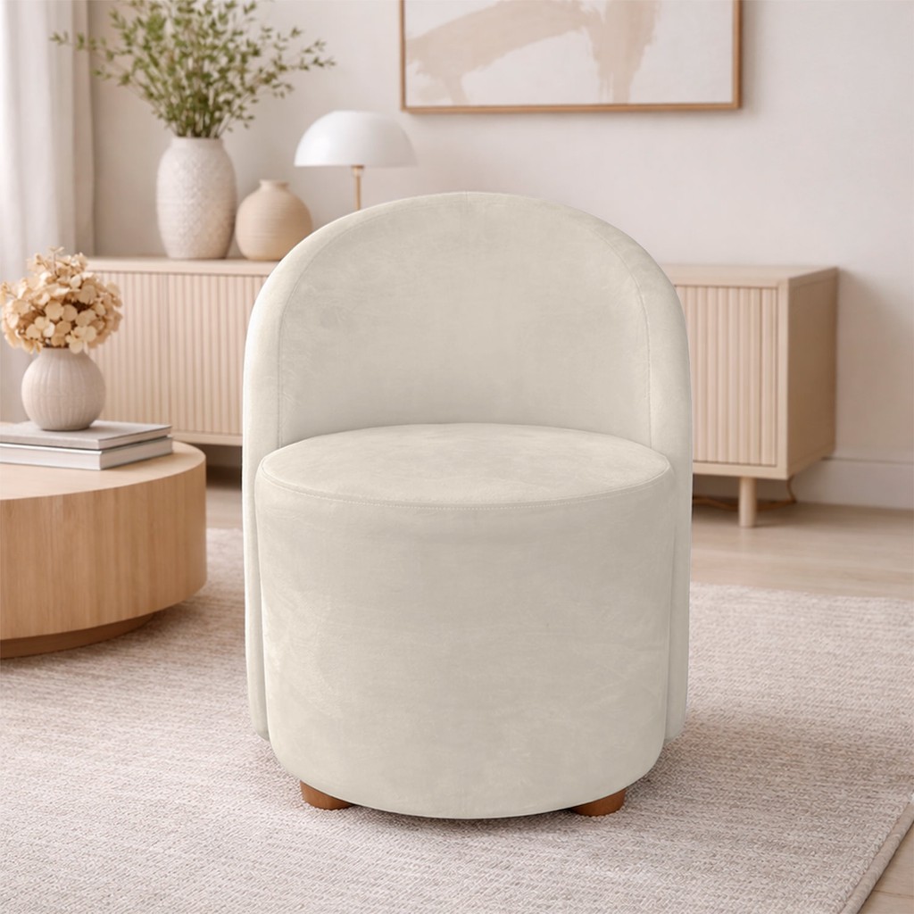 Poltrona Orgânica Denver Decorativa para Sala Quarto Veludo em Oferta na Shopee