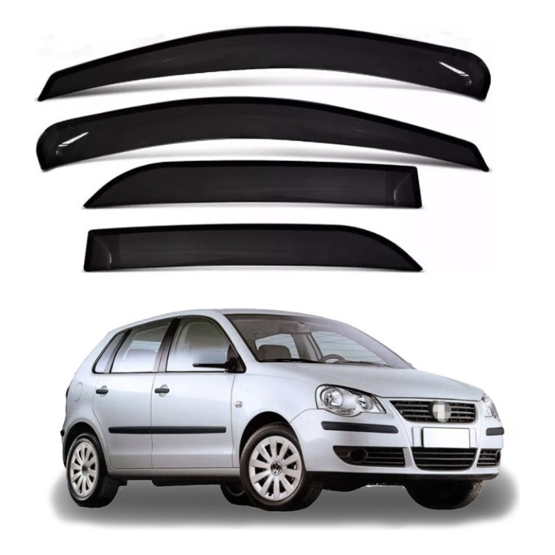 Calha De Chuva Acrílico Para Polo Hatch 2008 A 2011