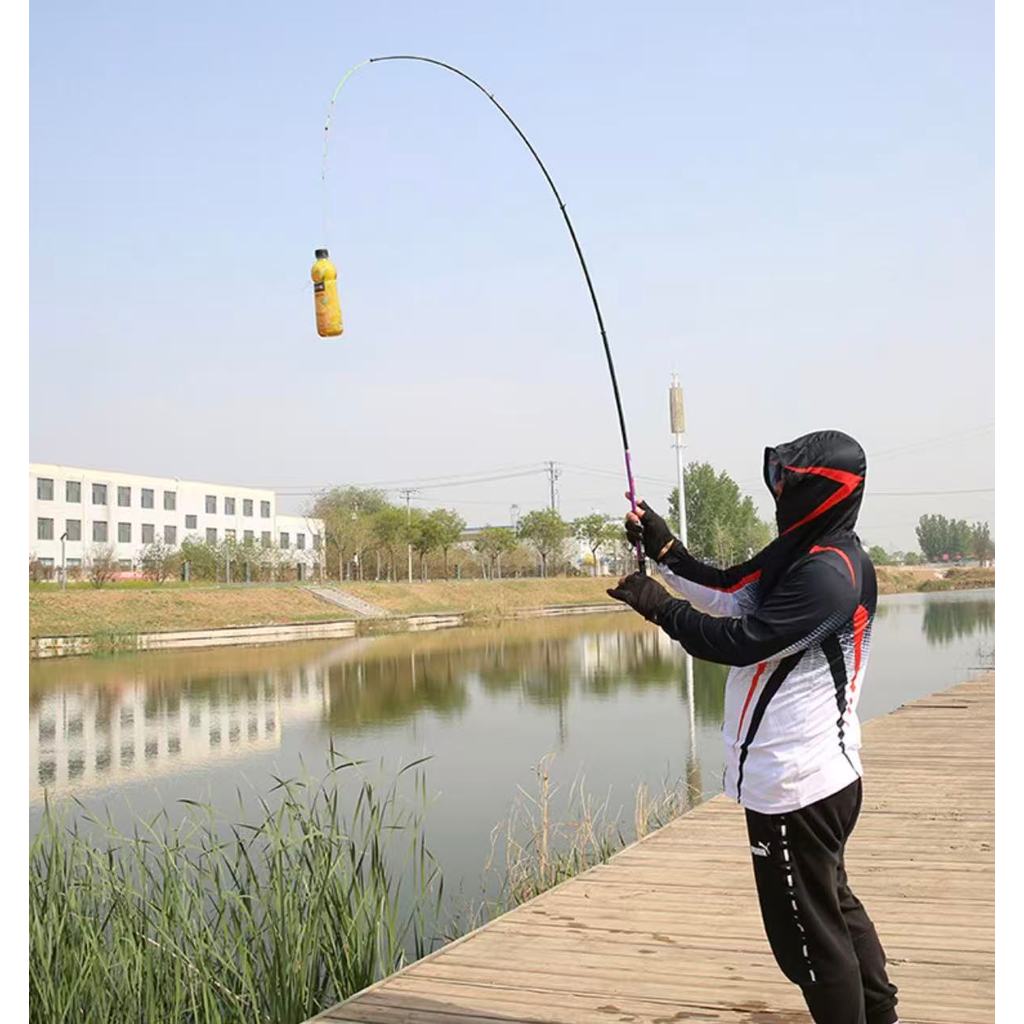 Vara Pesca 1,80M -3.0M Telescópica Light Fibra Carbono Resistente — imagem 2 de 2