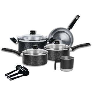 Jogo de Panelas 8 Peças Aluminio Premium– Alta Qualidade e Elegância em Oferta na Shopee